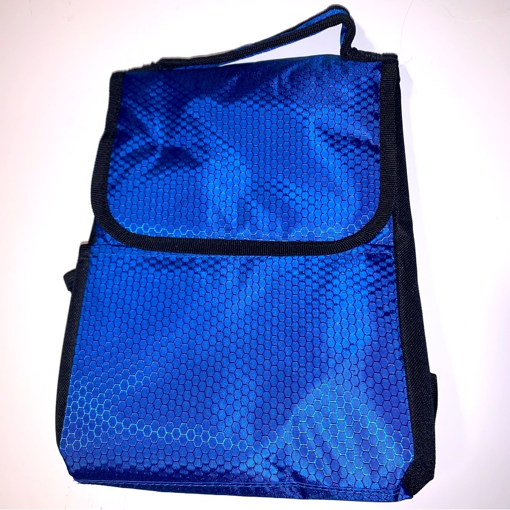 Port Authority Blue and Black Lunch Bag